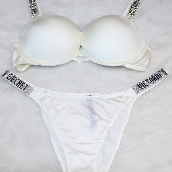 VERY SEXY Rhinestone Cheeky Panties - Beige - Picture 4 of 4